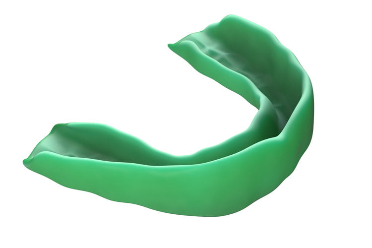 mouth guard 3d rendering