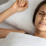 Woman Grinding Teeth In Her Sleep