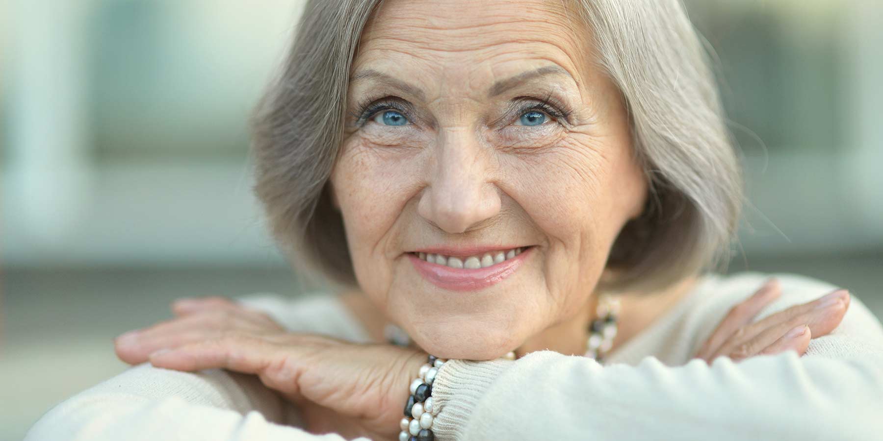 Mature Woman with Dentures